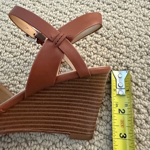 NINE WEST Walnut Brown Sandals w/ Buckle Strap Women 7.5 M, 7-1/2 M - Picture 6 of 6